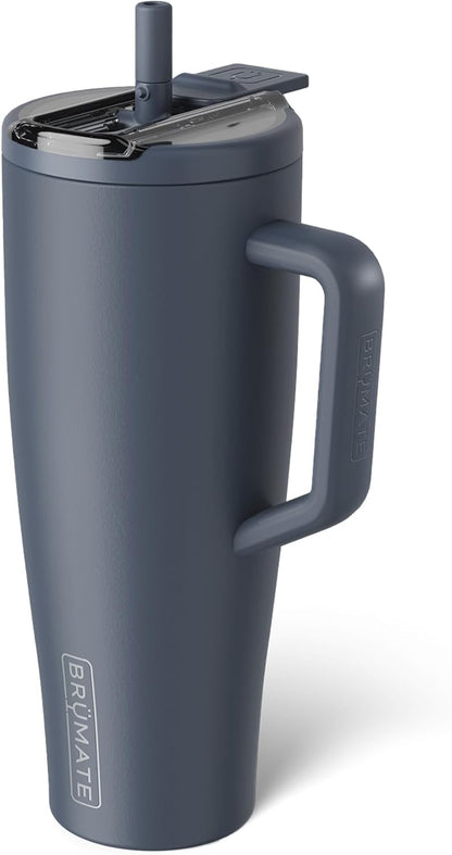 Era Flip 30oz Tumbler with 100% Leakproof Covered Straw Lid | Hygienic Covered Straw | Insulated Stainless Steel Water Bottle with Handle | Cup Holder Friendly | BPA-Free (Sage)