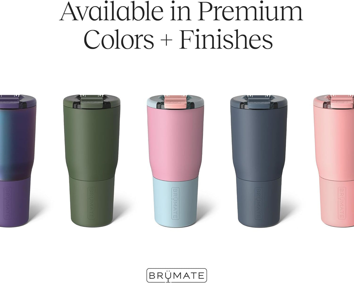 Nav 25oz Insulated Travel Tumbler, Dune | 100% Leakproof BevLock Lid, Insulated Stainless Steel, Locking Flip Lid, Silicone Sleeve, 4+ Hrs Hot