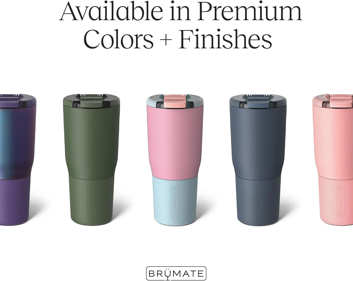 Nav 25oz Insulated Travel Tumbler, Dune | 100% Leakproof BevLock Lid, Insulated Stainless Steel, Locking Flip Lid, Silicone Sleeve, 4+ Hrs Hot