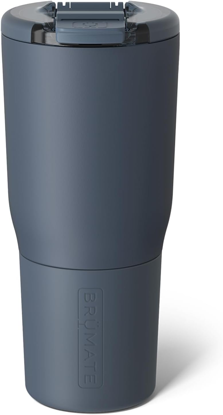 Nav 25oz Insulated Travel Tumbler, Dune | 100% Leakproof BevLock Lid, Insulated Stainless Steel, Locking Flip Lid, Silicone Sleeve, 4+ Hrs Hot