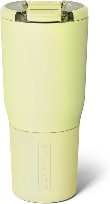 Nav 25oz Insulated Travel Tumbler, Dune | 100% Leakproof BevLock Lid, Insulated Stainless Steel, Locking Flip Lid, Silicone Sleeve, 4+ Hrs Hot