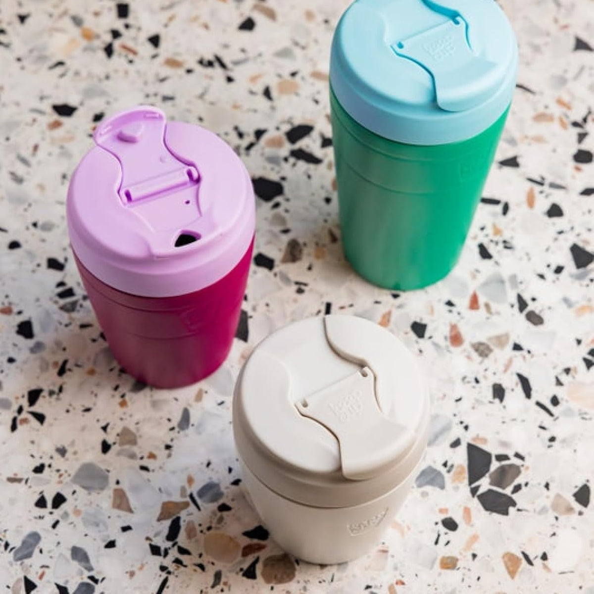 Commuter Travel Mug - Insulated Stainless Steel Reusable Coffee Cup with Spillproof Flip Lid - 16oz/454ml - Chocolate