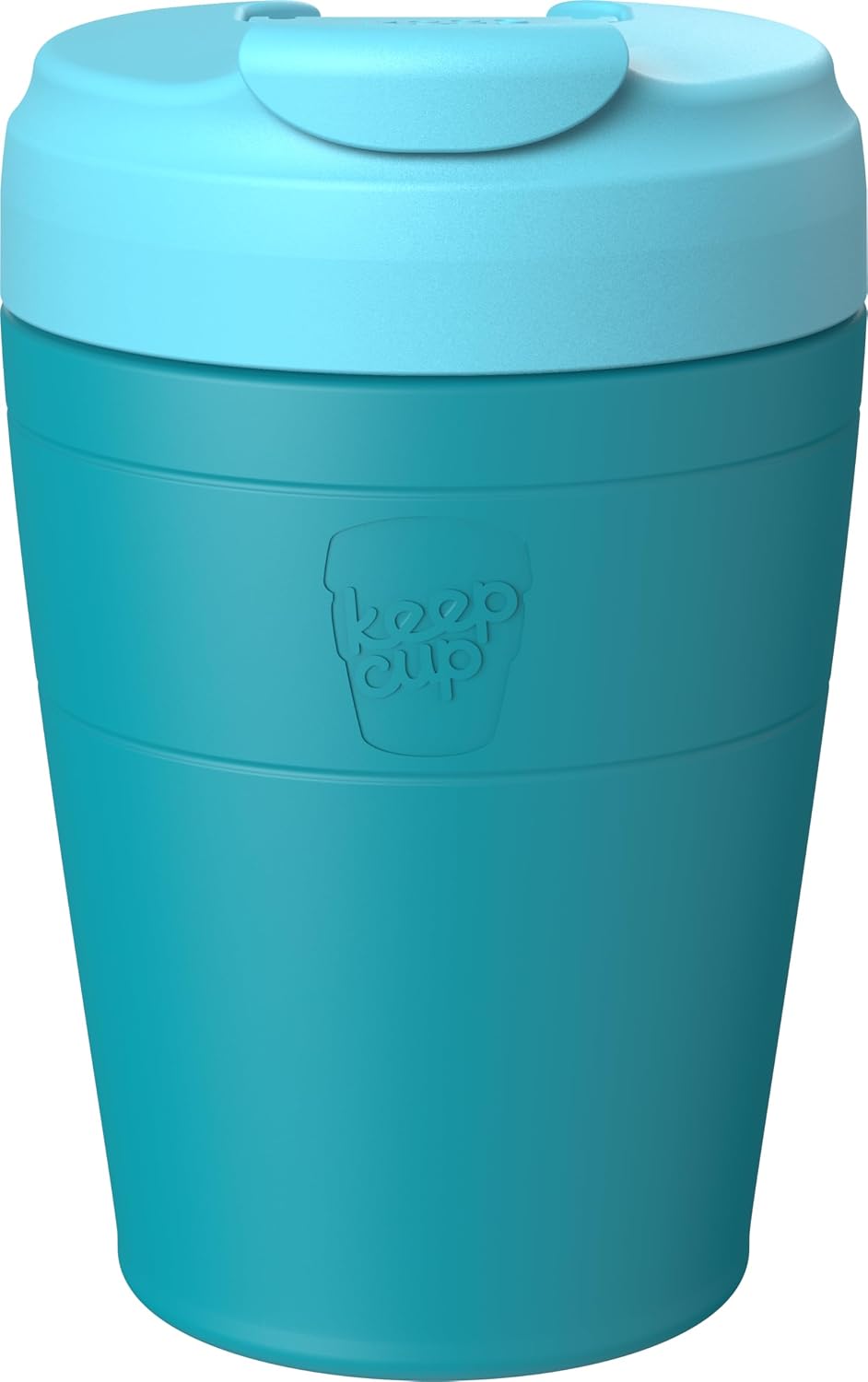 Commuter Travel Mug - Insulated Stainless Steel Reusable Coffee Cup with Spillproof Flip Lid - 16oz/454ml - Chocolate