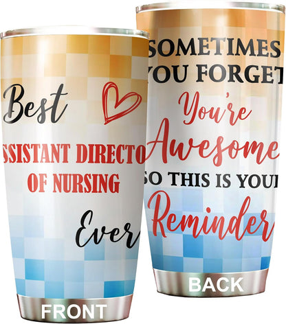 Best Lacrosse Coach Ever Tumbler Stainless Steel 20oz, Office Gifts Women Men Work Friends Coworker, Driking Coffee Cup For Birthday Christmas - Colors L