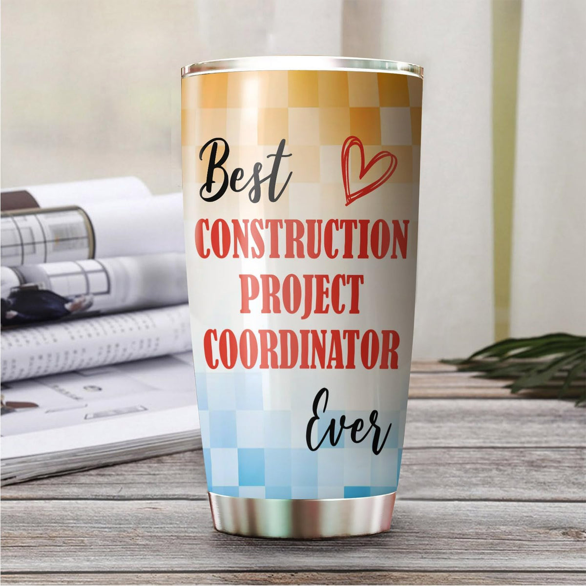 Best Lacrosse Coach Ever Tumbler Stainless Steel 20oz, Office Gifts Women Men Work Friends Coworker, Driking Coffee Cup For Birthday Christmas - Colors L