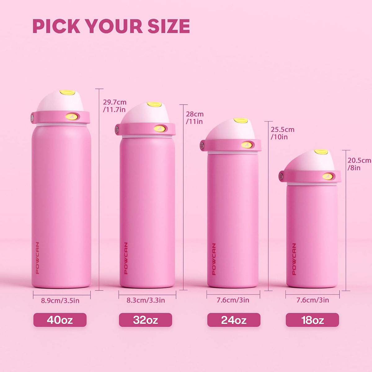 24 oz Travel Water Bottle: 2-in-1 Push-Button Spout & Quick-Flip Straw, Leakproof, Cold 24Hrs, Fits Car Cup Holder, Stainless Steel Cup for Sports, School, Commute, Camping (Mouse's Mischief) - Colors A