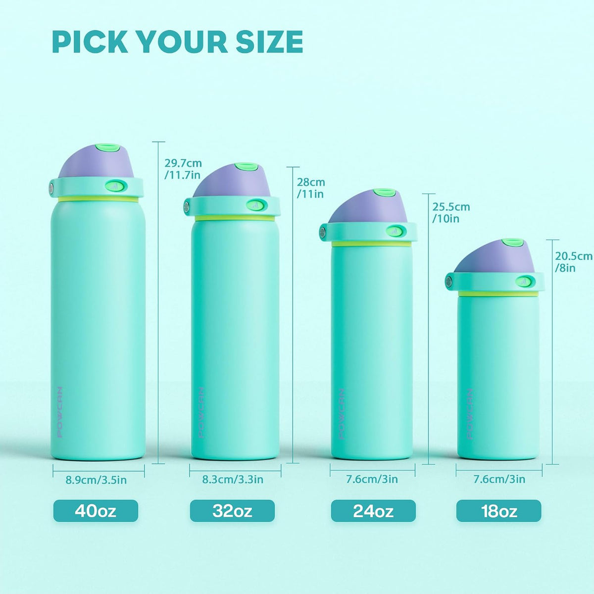 24 oz Travel Water Bottle: 2-in-1 Push-Button Spout & Quick-Flip Straw, Leakproof, Cold 24Hrs, Fits Car Cup Holder, Stainless Steel Cup for Sports, School, Commute, Camping (Mouse's Mischief) - Colors A