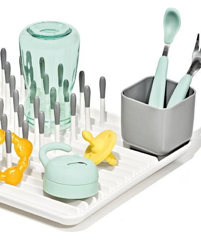 Baby Bottle Drying Rack with Drain Board, Portable Drying Rack