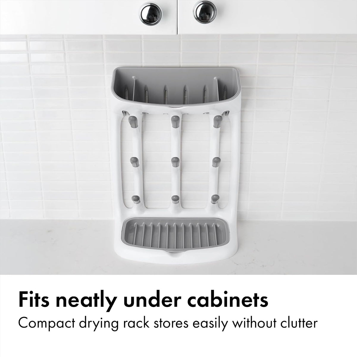 Baby Bottle Drying Rack with Drain Board, Portable Drying Rack