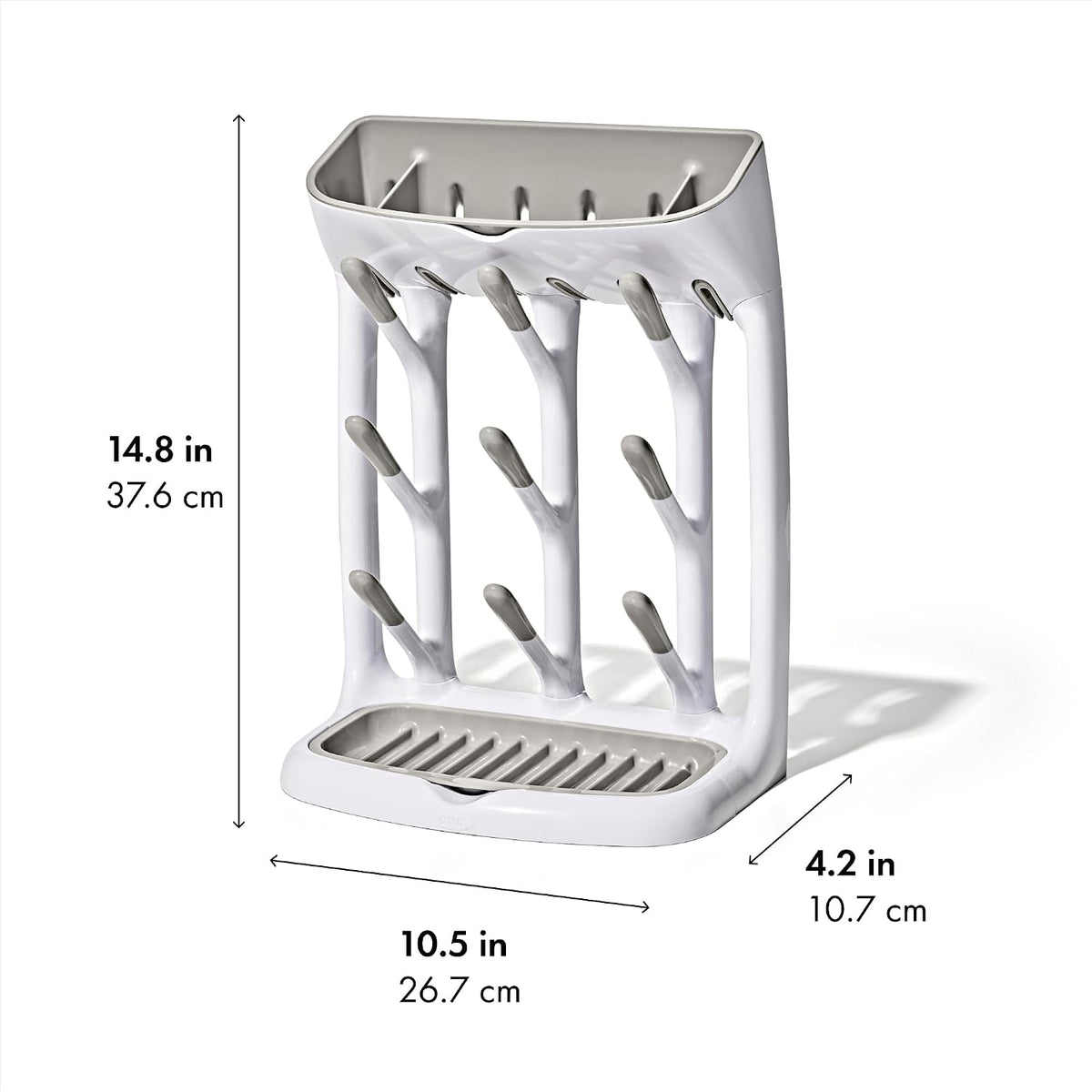 Baby Bottle Drying Rack with Drain Board, Portable Drying Rack