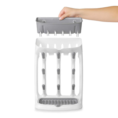 Baby Bottle Drying Rack with Drain Board, Portable Drying Rack