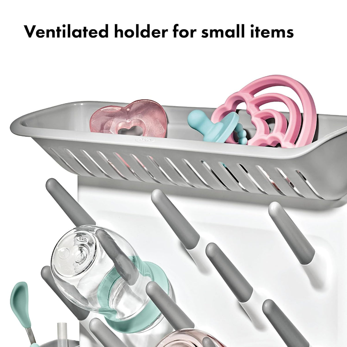 Baby Bottle Drying Rack with Drain Board, Portable Drying Rack