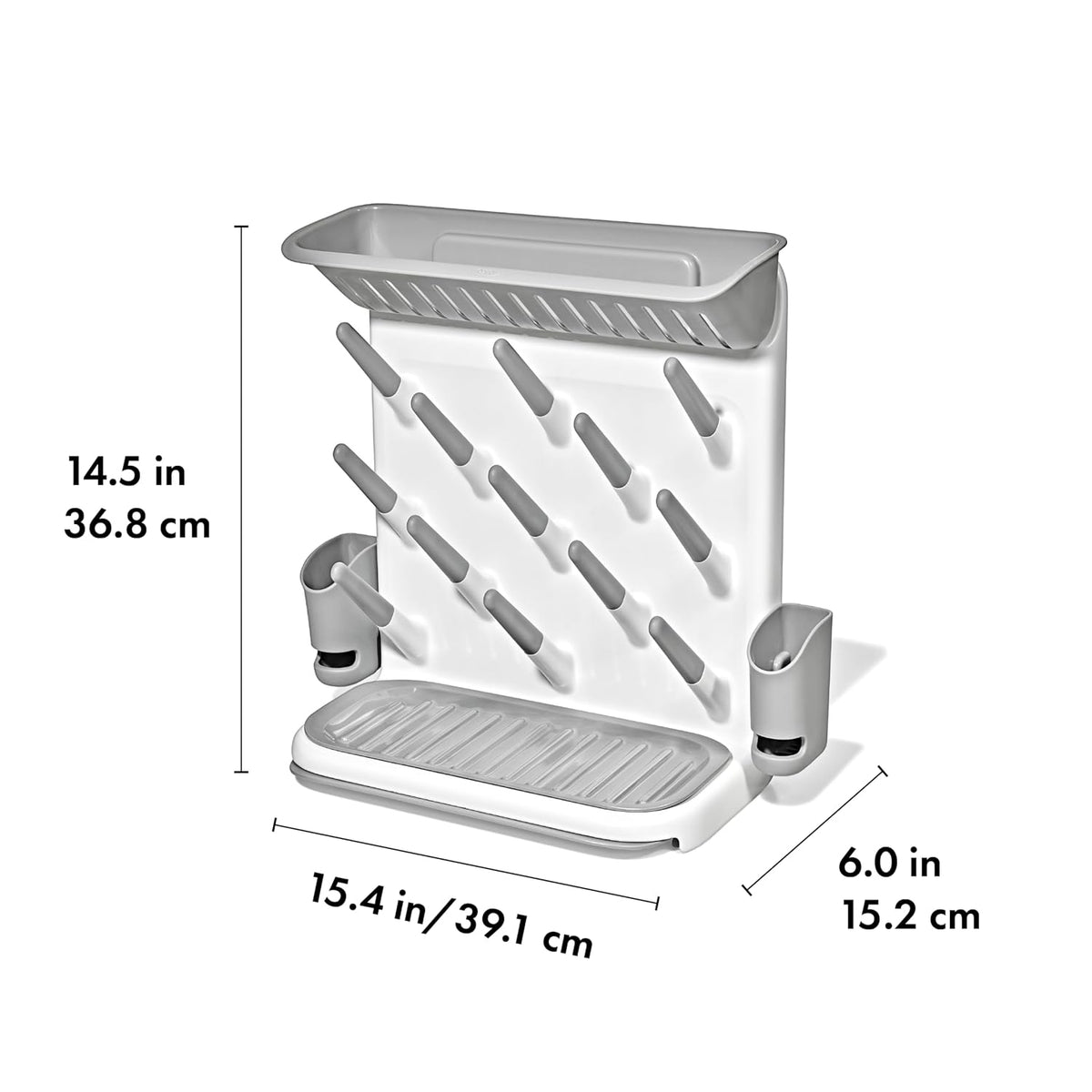 Baby Bottle Drying Rack with Drain Board, Portable Drying Rack