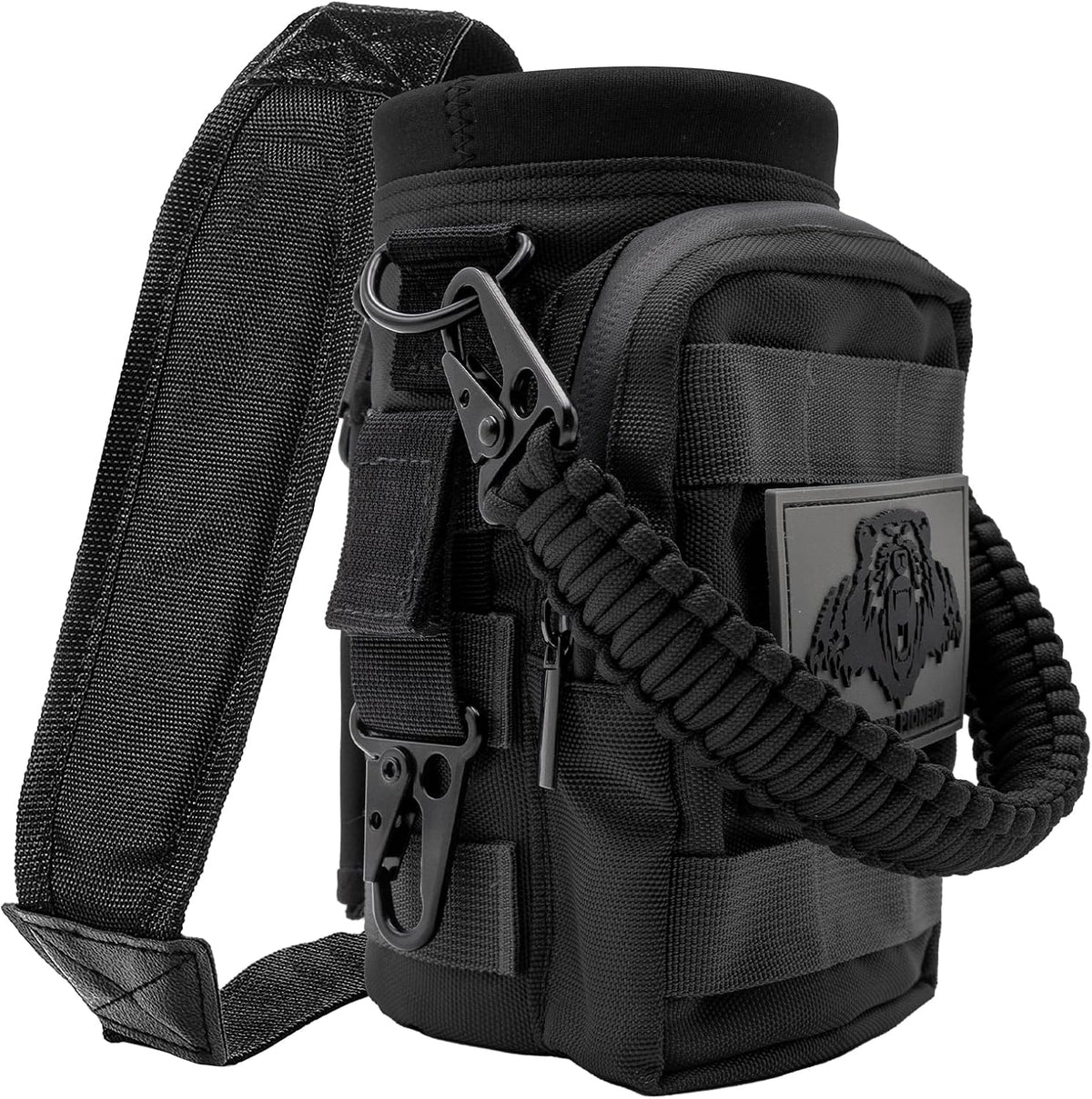 32 64 128oz Tactical Water Bottle Pouch, MOLLE Bottle Holder