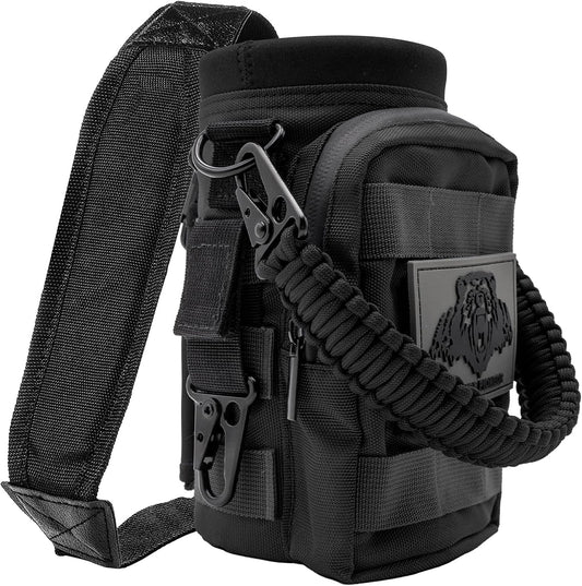 32 64 128oz Tactical Water Bottle Pouch, MOLLE Bottle Holder