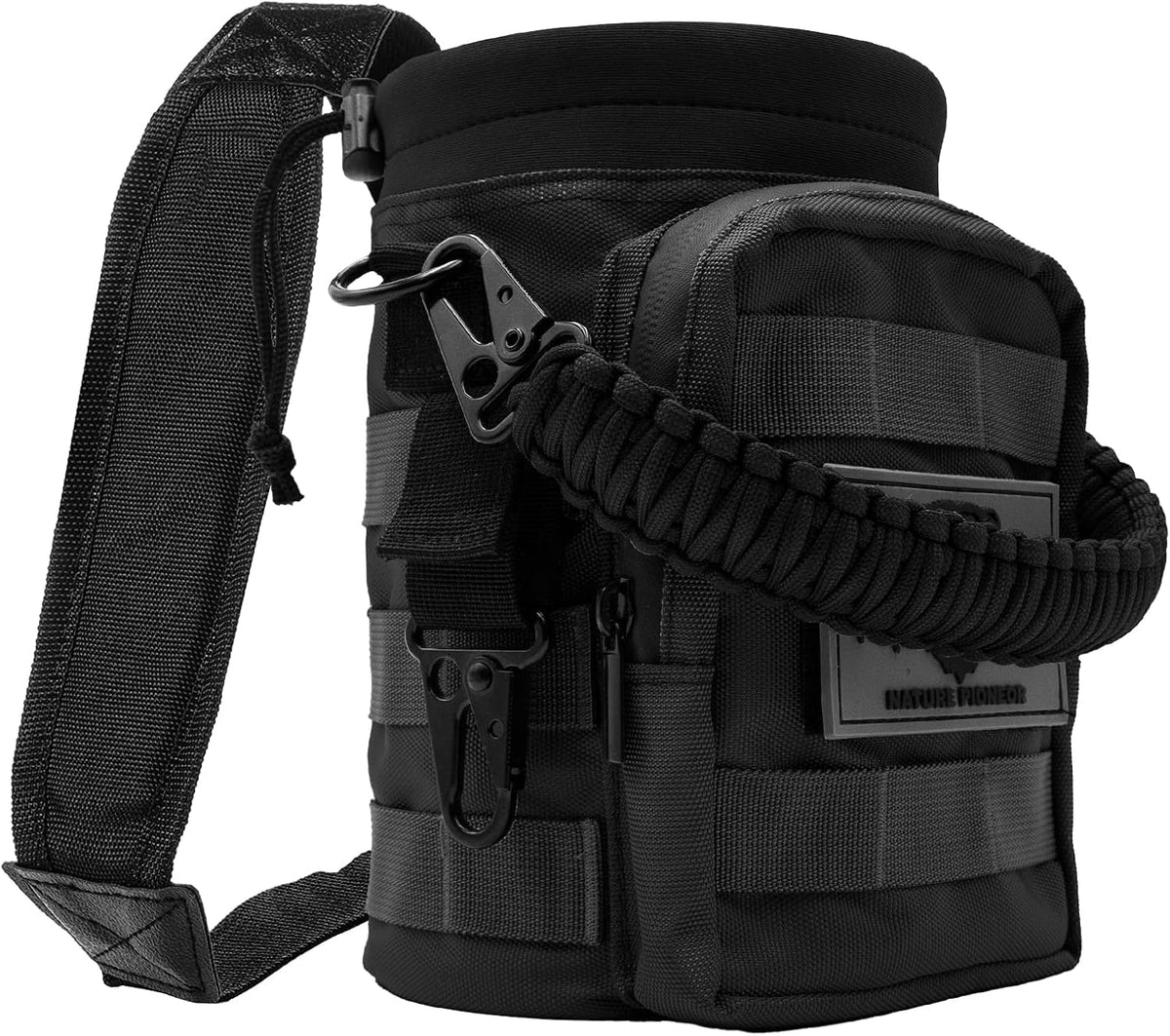 32 64 128oz Tactical Water Bottle Pouch, MOLLE Bottle Holder