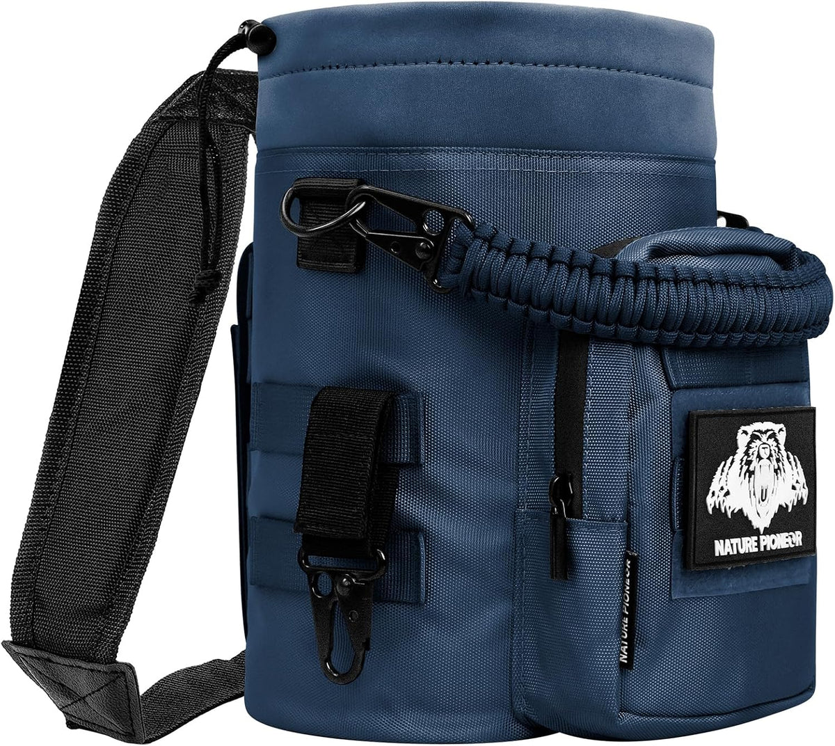 32 64 128oz Tactical Water Bottle Pouch, MOLLE Bottle Holder