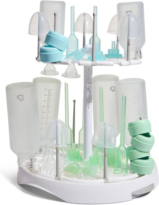 ® High Capacity Drying Rack for Baby Bottles and Accessories, White