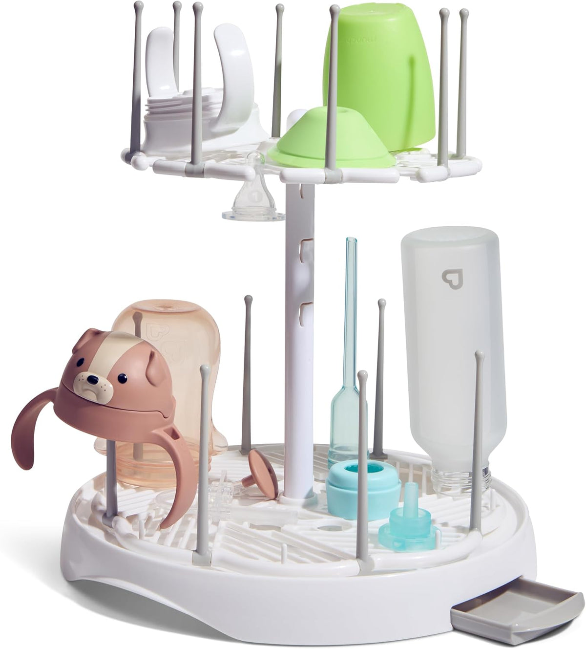 ® High Capacity Drying Rack for Baby Bottles and Accessories, White