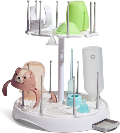 ® High Capacity Drying Rack for Baby Bottles and Accessories, White