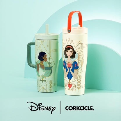 Cruiser Insulated Tumbler - Stainless Steel Tumbler with Handle & Straw, Leak Proof for Cold Drinks, Triple Insulated Spill Proof Cupholder Friendly BPA-Free 22oz Disney Mickey Retro Rainbow