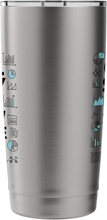 Cool Story Now Show Me The Data, Data Scientist Data Science Stainless Steel Insulated Tumbler