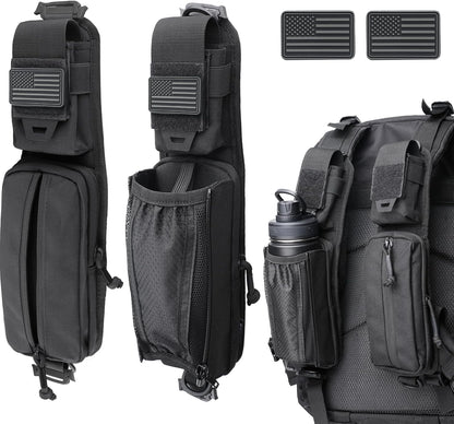 WYNEX Molle Backpack Shoulder Strap Pouches of Water Bottle Pouch Version
