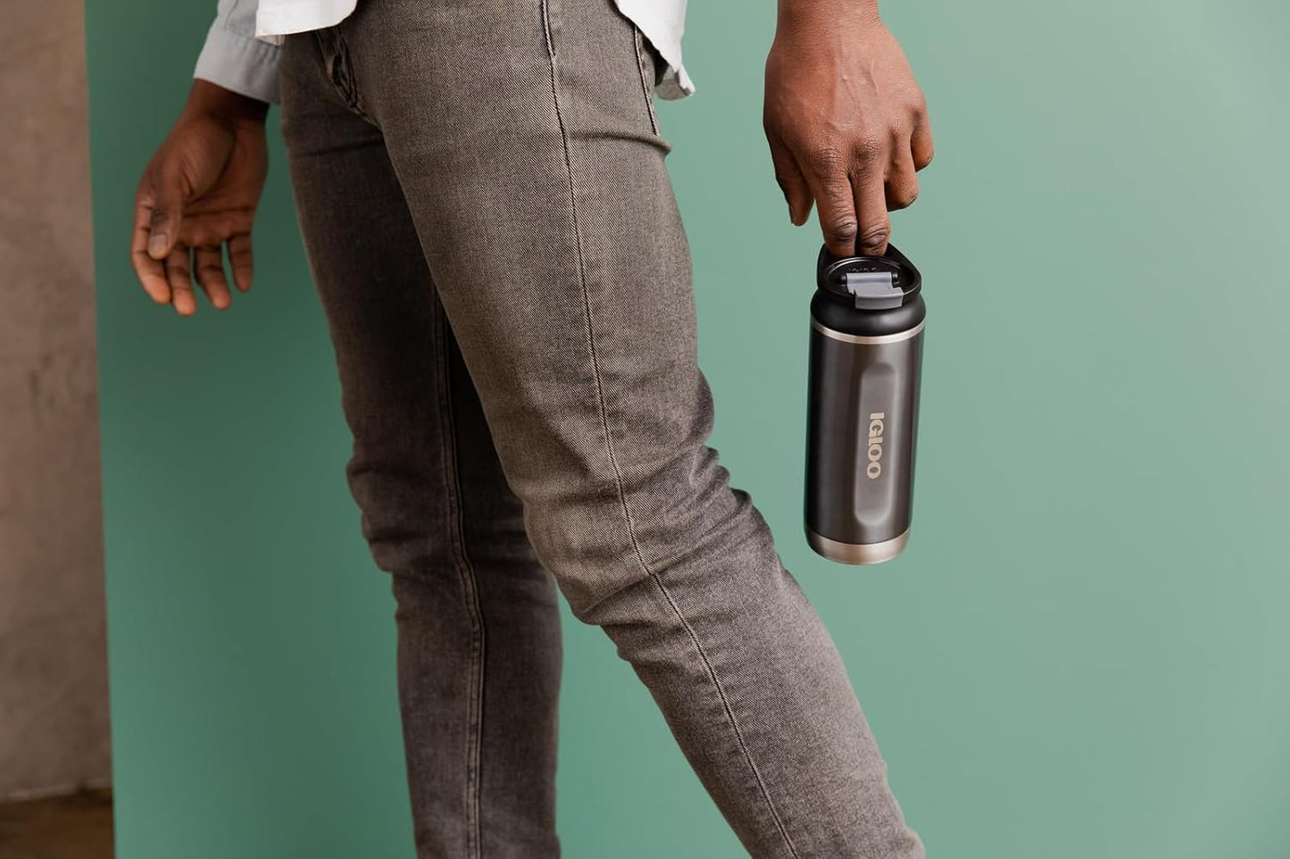 Flip 'n' Sip Tumbler | Stainless Steel Water Bottle