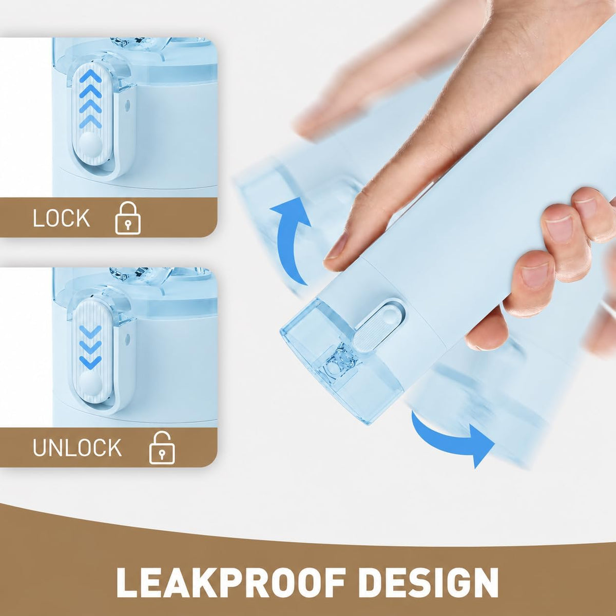 5oz Small Water Bottles with Straw, Mini Water Bottle with One-Hand Open Design, Leak-Proof Locking Lid for Hot&Cold Drinks, Small Travel Water Bottle - 100% Leakproof for School, Travel...(Mint)