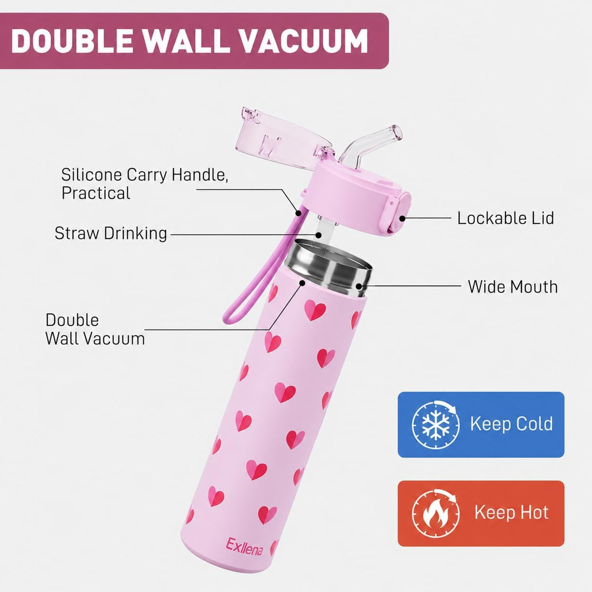 5oz Small Water Bottles with Straw, Mini Water Bottle with One-Hand Open Design, Leak-Proof Locking Lid for Hot&Cold Drinks, Small Travel Water Bottle - 100% Leakproof for School, Travel...(Mint)