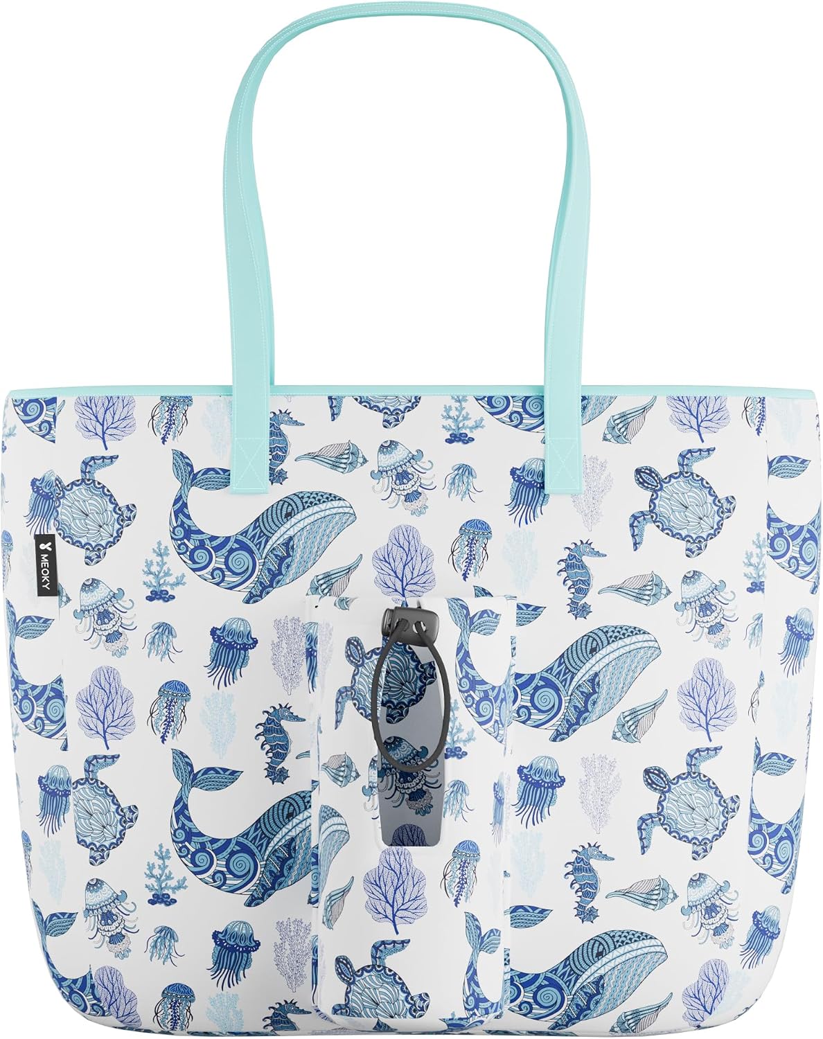 15L Womens Utility Tote Bag with Zipper for 40 oz Tumbler with Handle | Water Bottle Carrier Holder for Ladies Girls, 40 oz Tumbler Accessories for Travel Sports Gym Work Yoga, Straw Storage