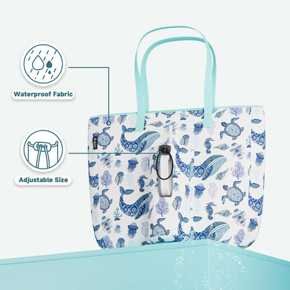 15L Womens Utility Tote Bag with Zipper for 40 oz Tumbler with Handle | Water Bottle Carrier Holder for Ladies Girls, 40 oz Tumbler Accessories for Travel Sports Gym Work Yoga, Straw Storage
