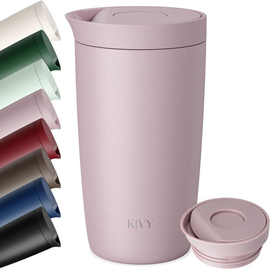 Travel Coffee Mug Tumbler 12oz - 24h Cold|6h Hot -Leakproof & BPA-Free