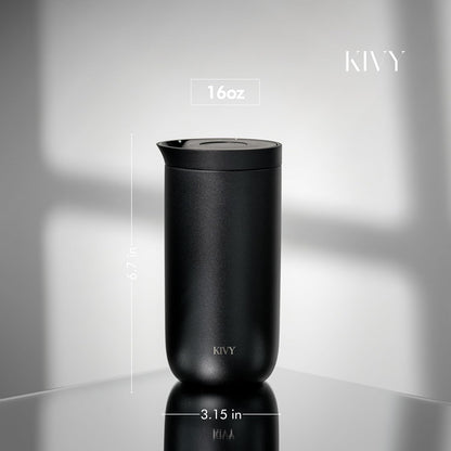 Travel Coffee Mug Tumbler 12oz - 24h Cold|6h Hot -Leakproof & BPA-Free
