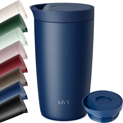 Travel Coffee Mug Tumbler 12oz - 24h Cold|6h Hot -Leakproof & BPA-Free