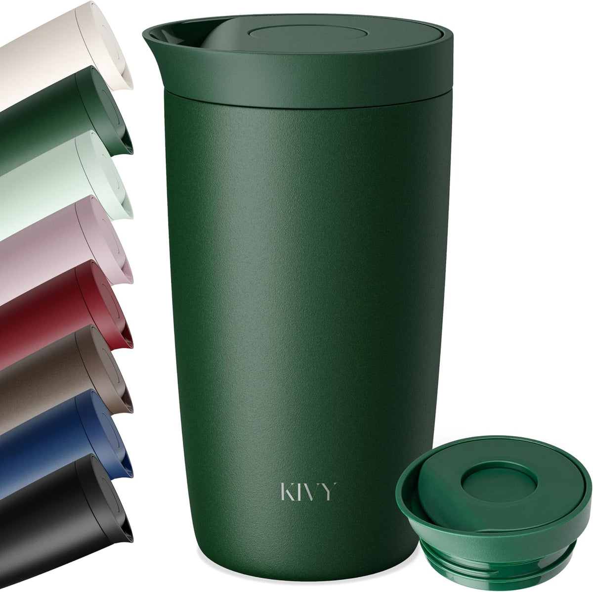 Travel Coffee Mug Tumbler 12oz - 24h Cold|6h Hot -Leakproof & BPA-Free
