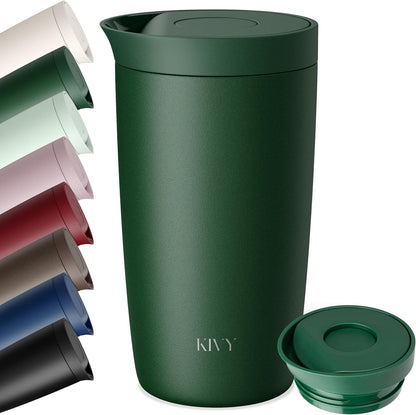 Travel Coffee Mug Tumbler 12oz - 24h Cold|6h Hot -Leakproof & BPA-Free