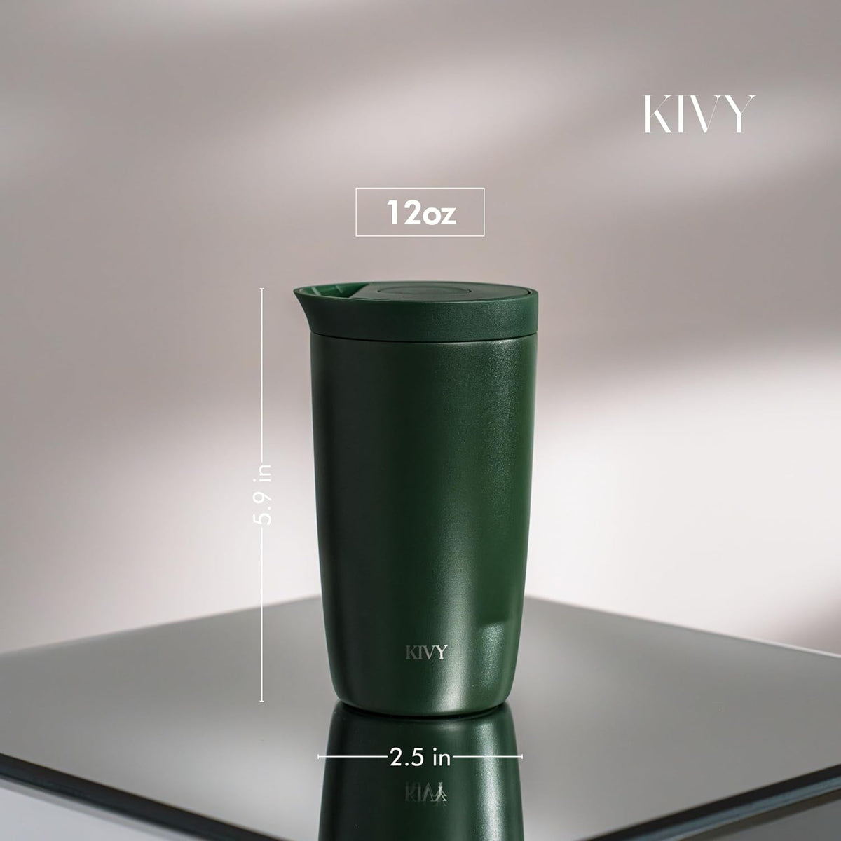 Travel Coffee Mug Tumbler 12oz - 24h Cold|6h Hot -Leakproof & BPA-Free