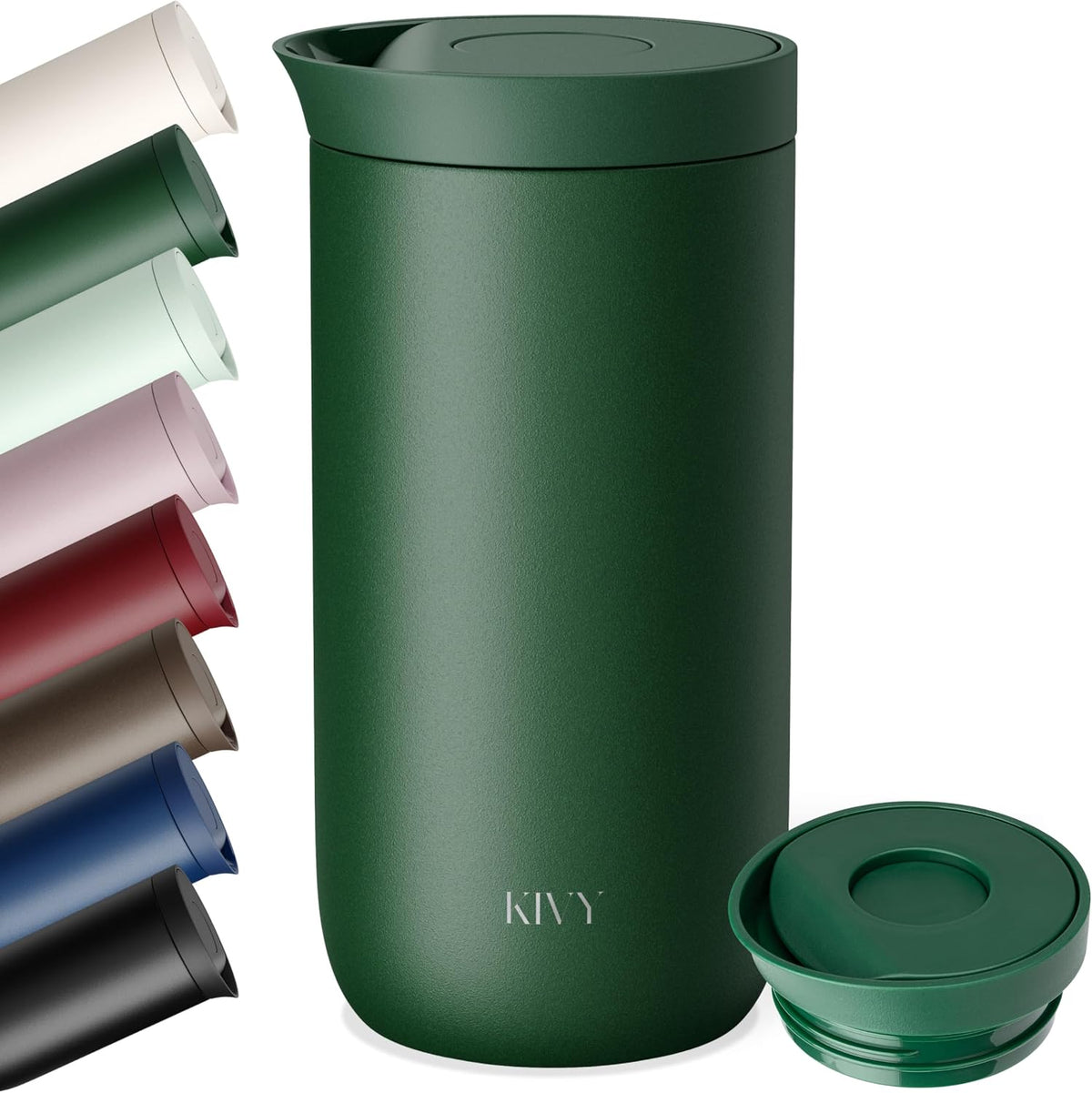 Travel Coffee Mug Tumbler 12oz - 24h Cold|6h Hot -Leakproof & BPA-Free