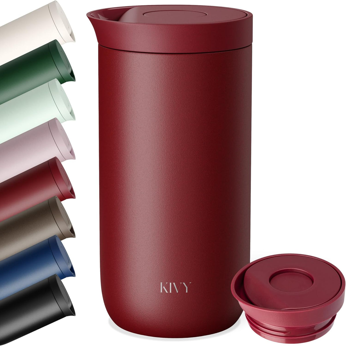 Travel Coffee Mug Tumbler 12oz - 24h Cold|6h Hot -Leakproof & BPA-Free