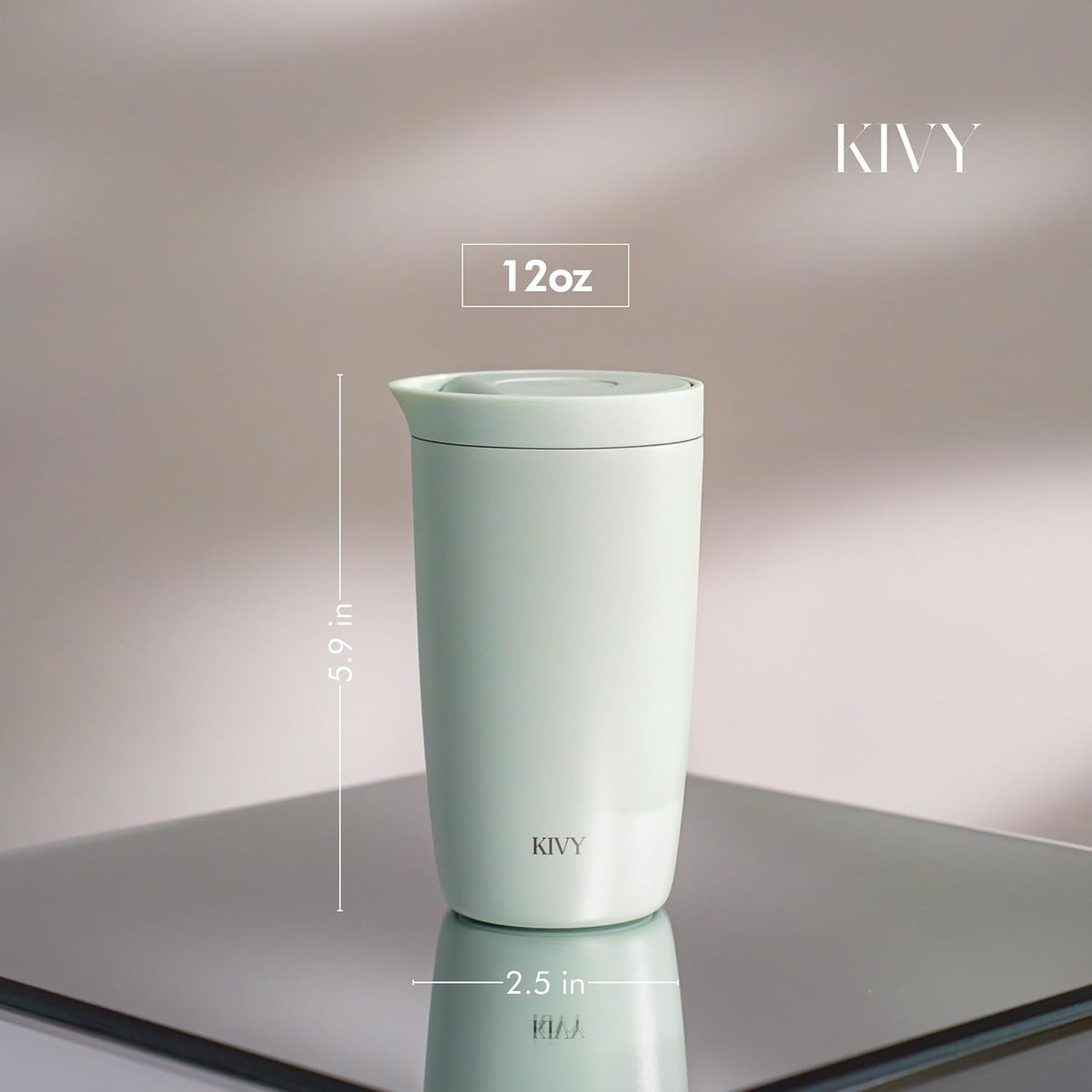 Travel Coffee Mug Tumbler 12oz - 24h Cold|6h Hot -Leakproof & BPA-Free