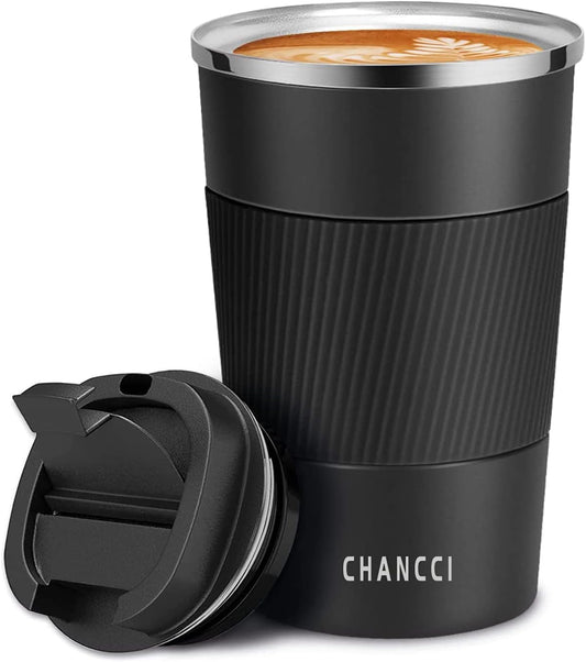 Travel Coffee Mug Spill Proof Leakproof 12 oz Insulated Coffee Mug with Screw Lid, Stainless Steel Vacuum Tumbler Reusable Thermal Coffee Cup to go for Hot and Cold Drinks- 380ml,Mint Green