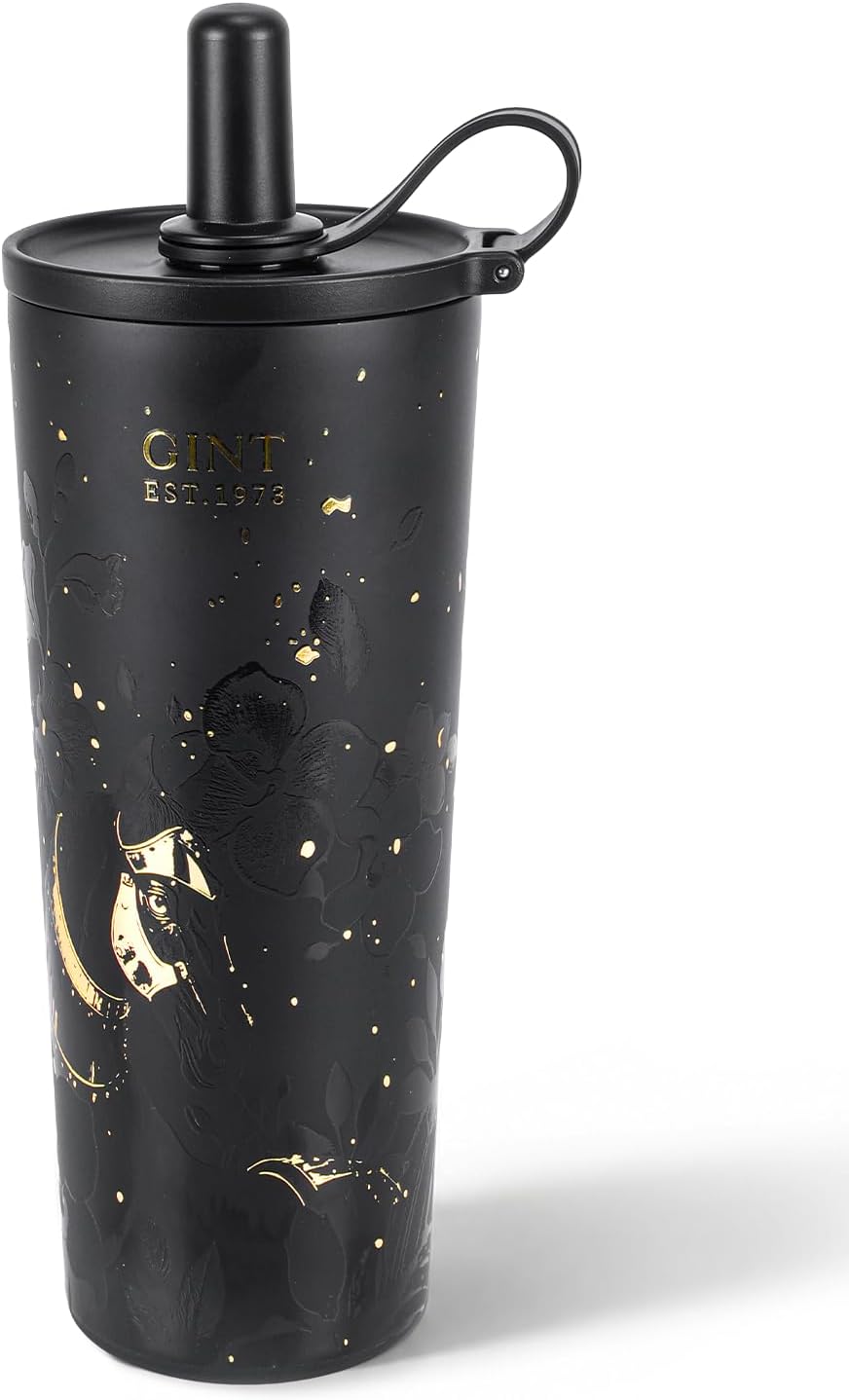GiNT 17oz Travel Tea Mug with Infuser, 2 Lids. Vacuum Insulated 316 Stainless Steel Coffee Mug. Dishwasher Safe Tea Cup with Strainer for Hot & Cold Brew Coffee. Gifts for Mom, Dad & Friend