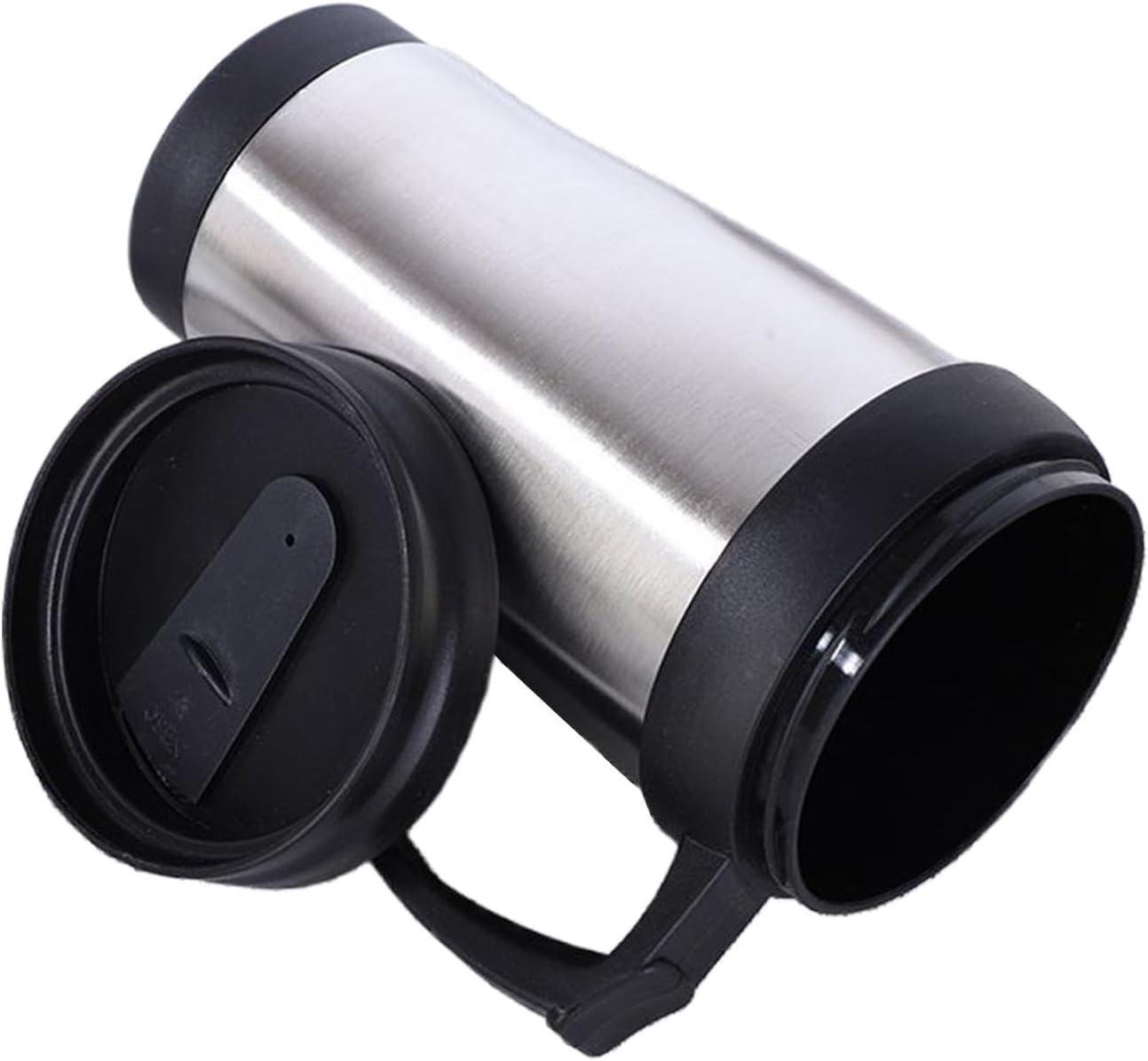 Stainless Steel Travel Mug 450ml Insulated Tumbler | Insulated Coffee Mug Stainless Steel for Beverage Cocoa Women Men Home Kitchen Office Bar Birthday Christmas