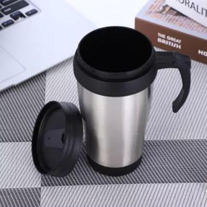 Stainless Steel Travel Mug 450ml Insulated Tumbler | Insulated Coffee Mug Stainless Steel for Beverage Cocoa Women Men Home Kitchen Office Bar Birthday Christmas