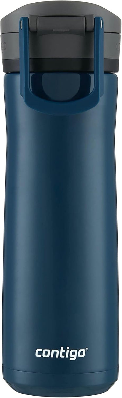 Jackson Chill 2.0, Vacuum-Insulated Stainless Steel Water Bottle with Secure Lid, Leak-Proof Travel Friendly, 20oz Capacity, Blueberry Color, Keeps Drinks Cold for 12 Hours
