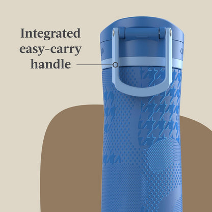 Jackson Chill 2.0, Vacuum-Insulated Stainless Steel Water Bottle with Secure Lid, Leak-Proof Travel Friendly, 20oz Capacity, Blueberry Color, Keeps Drinks Cold for 12 Hours