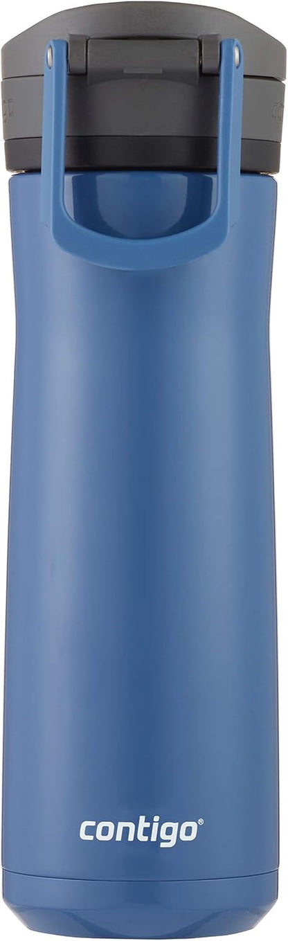 Jackson Chill 2.0, Vacuum-Insulated Stainless Steel Water Bottle with Secure Lid, Leak-Proof Travel Friendly, 20oz Capacity, Blueberry Color, Keeps Drinks Cold for 12 Hours