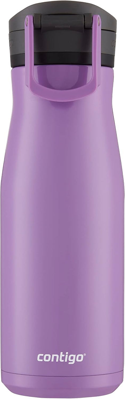 Jackson Chill 2.0, Vacuum-Insulated Stainless Steel Water Bottle with Secure Lid, Leak-Proof Travel Friendly, 20oz Capacity, Blueberry Color, Keeps Drinks Cold for 12 Hours