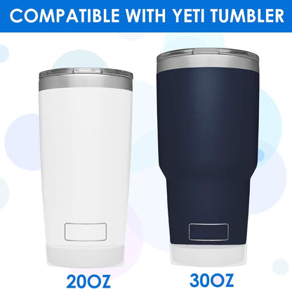 4 PCS Silicone Boot Sleeve for Tumbler 30 oz 20 oz, Water Bottle Bottom Protector, Non-Slip Mug Cup Coaster for 7-7.5cm Bottom of the Insulated Cup